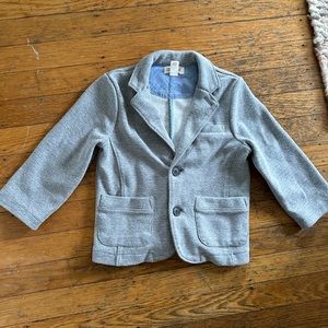 Cat and Jack Grey Sweatshirt Blazer